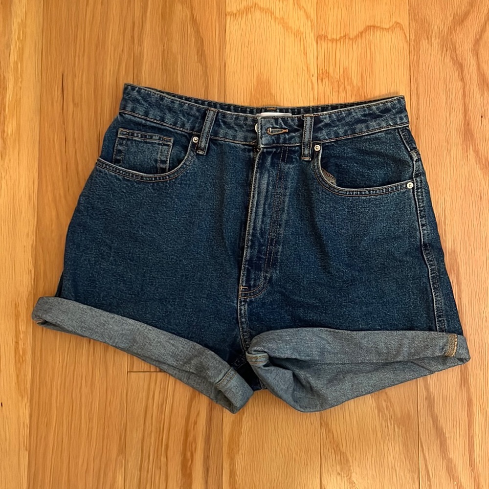High rise Zara mom shorts